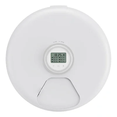 Rojeco 2L Alimentator automat pentru pisici Versiunea cu buton