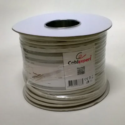 GEMBIRD FPC-6004-SOL/100 Gembird FTP foil shielded solid cable cat. 6 CCA 100m gray