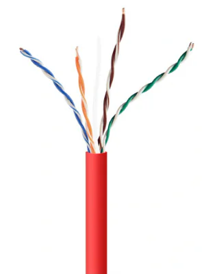 GEMBIRD UPC-5004E-SOL-R UTP solid cable cat. 5 CCA 305m roll red