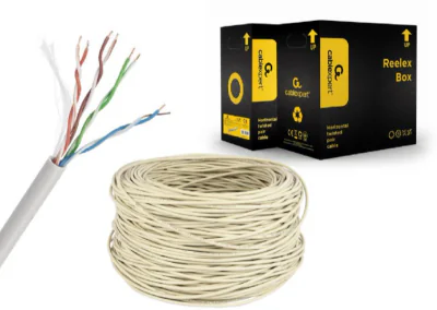 GEMBIRD UPC-5004E-SOL-Y UTP solid cable cat. 5 CCA 305m roll yellow