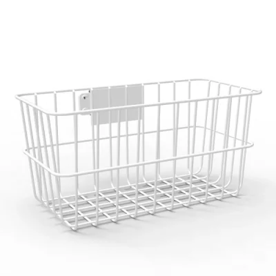 ROLLING STAND BASKET - WHITE/.