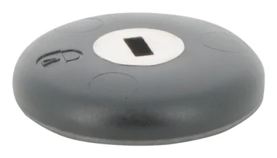 ROUND SECURITY SLOT - T LOCK -/BLACK