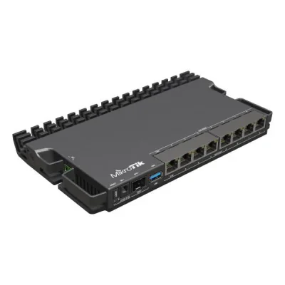 Router Ethernet MIKROTIK RB5009UPR+S+IN, 8x Gigabit, PoE, Black