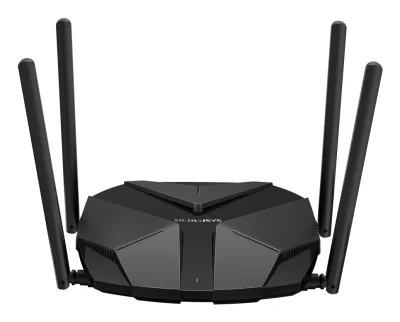 Mercusys AX3000. WAN connection type: RJ-45. Wi-Fi band: Dual-band (2.4 GHz / 5 GHz), Top Wi-Fi standard: Wi-Fi 6 (802.11ax), WLAN data transfer rate (max): 3000 Mbit/s. Ethernet LAN interface type: Gigabit Ethernet, Ethernet LAN data rates: 10,100,1