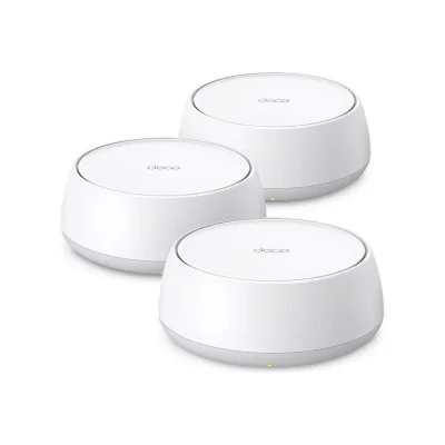 Router Mesh WiFi TP-LINK DECO BE25(3-PACK), Wi-Fi 7, dual band 688 + 2882 Mbps, 2x Ethernet