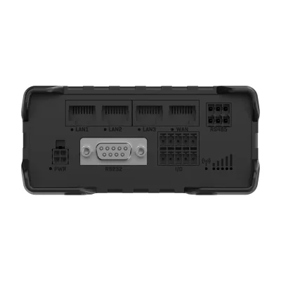 Router TELTONIKA RUT956, 4G LTE Cat 4, Wi-Fi 4, 4x Ethernet, DIN rail, dual SIM, RS232/RS485, GNSS
