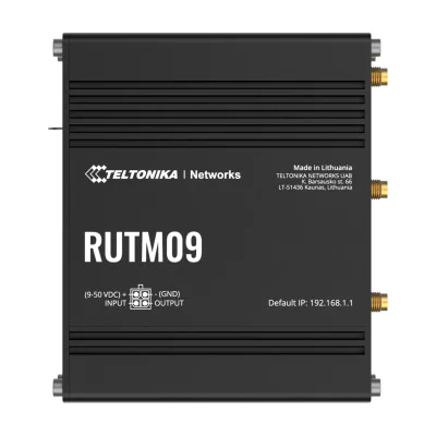 Router TELTONIKA RUTM09, 4G LTE Cat 6, 4x Gigabit, DIN rail, dual SIM, GNSS