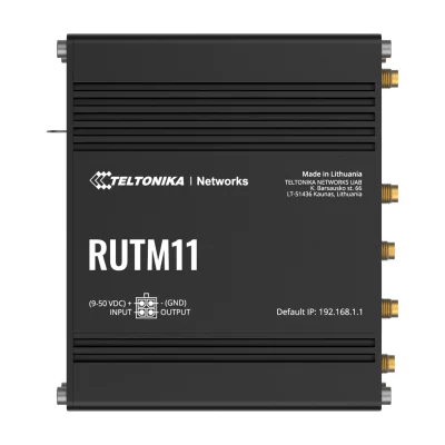 Router TELTONIKA RUTM11, 4G LTE Cat 6, Wi-Fi 5, 4x Gigabit, DIN rail, dual SIM, GNSS