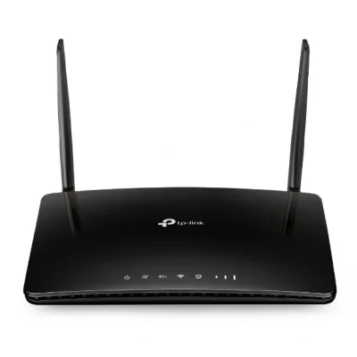 TP-LINK AC1200 Wireless Dual Band 4G + cat6 Router, ARCHER MR600,3* 10/100Mbps LAN Ports, 1* 10/100Mbps LAN/WAN Port, 1* micro SIM Card Slot, 2* Detachable External 4G LTE Antennas,IEEE 802.11a/n/ac 5 GHz, IEEE 802.11b/g/n 2.4 GHz, WPS Button, Reset 