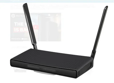 Router WiFi MIKROTIK Access point Mikrotik hAP ac, Wi-Fi 5, 5x Ethernet, PoE