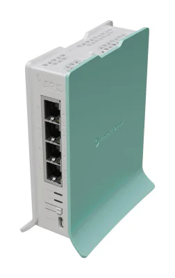 Router WiFi MIKROTIK L41G-2AXD, Wi-Fi 6, 4x Ethernet, Green, White