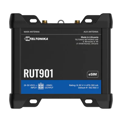 Router WiFi TELTONIKA Router wireless TELTONIKA RUT901, Wi-Fi 4, 4x Ethernet, Black
