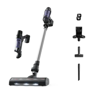Rowenta RH6A35, 2-in-1 stick vacuum, Bagless, Purple, Silver, Rectangular, Dry, Cyclonic