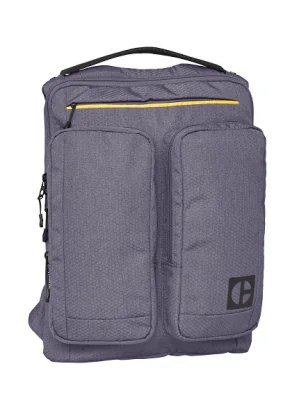 Rucsac CATERPILLAR Code - Quest Commuter, material 420D hexagonal, 2 buzunare exterioare - gri inchi "CAT-83826-46"