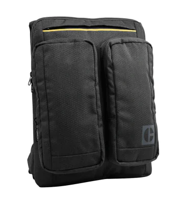 Rucsac CATERPILLAR Code - Quest Commuter, material 420D hexagonal, 2 buzunare exterioare - negru "CAT-83826-01"