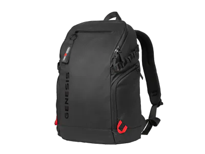 Rucsac laptop GENESIS PALLAD 420, compatibilitate dimensiuni laptop 15.6", total buzunare 6, capacitate 18 L, material Polyester 600D, negru
