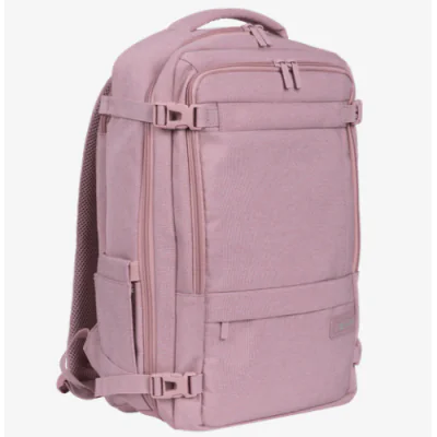 Rucsac laptop Natec CAMEL LITE, numar compartimente 3, pentru laptopuri cu diagonala de 15.6", capacitate 19 L, material Polyester 600D, roz