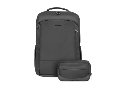 Rucsac laptop Natec Kudu Plus, compatibilitate dimensiune laptop 15.6", 2 compartimente, capacitate 16L, material Polyester 1680D, negru