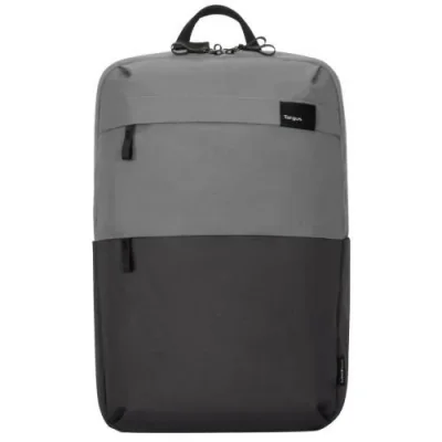 Rucsac laptop Targus 16" Sagano EcoSmart, pentru laptopuri de 16" sau mai mici, capacitate 22 de litri, material RPET 500, dimensiun: 33 x 19 x 53 cm, greutate 0.77 kg, negru/gri