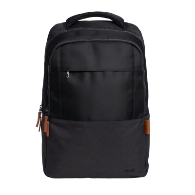 Rucsac laptop Trust Lisboa pentru laptop-uri cu diagonala de 16", material POM, RPET Polyester, RPET twill polyester, volum 23 L, negru