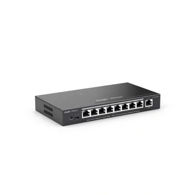 Switch Reyee, RG-ES209GC-P, 9-Port Gigabit SmartPOE Switch, RJ45 Ports including 8 PoE/POE+Ports "RG-ES209GC-P"