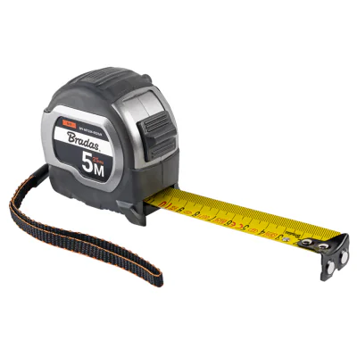 Ruletă BRADAS DIY-MTS34-0525/K, 5 m, lățime bandă 25 mm