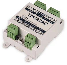 S-EM322AC - Modul analog adresabil cu 2 canale de intrare/iesire, cu izolator de buclă încorporat, 2 intrări monitorizate, 2 iesiri cu releu 230Vac sau