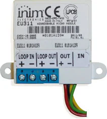 S-EU311 - Micromodul, 1 intrare supervizata si 1 iesire care se conecteaza direct in bucla, INIM protocol