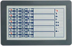 S-PR-FPMEXT - Modul de semnalizare pentru controlul stingerii, cu modul IFMEXT pentru controlul sistemelor automate de stingere. (Fiecare modul FPMEXT afi