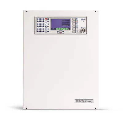 S-PREVIDIA-C200LG - Centrală de incendiu adresabilă, două bucle, max. 240 adrese pe buclă, neextensibil, multiprotocol, ecran tactil grafic color de 4,3", conec