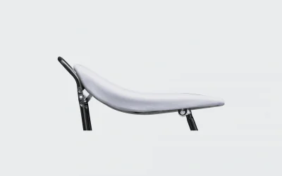 Sa banana Strada Mini, HL-2002, 18-3/4"x5-1/2",  Spuma cu desitate mare, Alb