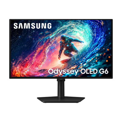 Samsung 27" Odyssey OLED G61SH QHD 240Hz Gaming Monitor, 68.6 cm (27"), 2560 x 1440 pixels, Quad HD, OLED, 0.03 ms, Black