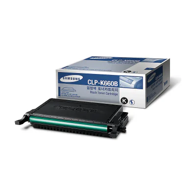 Samsung CLP-K660B High Yield Black Toner Cartridge, 2500 pages, Black, 1 pc(s)
