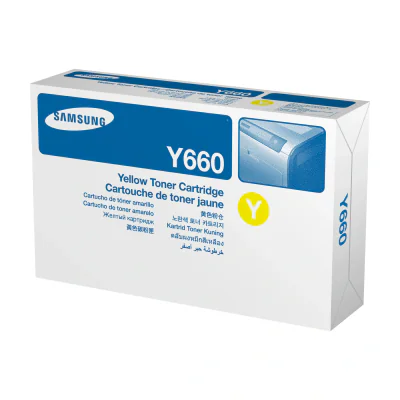 Samsung CLP-Y660A Yellow Toner Cartridge, 2500 pages, Yellow, 1 pc(s)