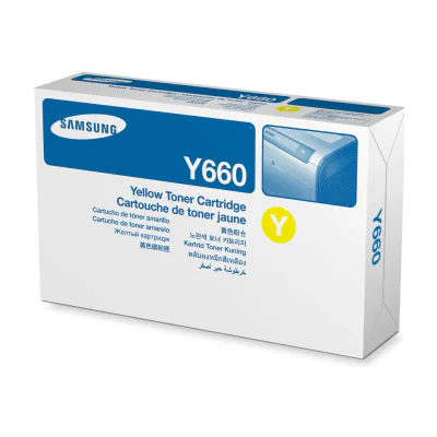 Samsung CLP-Y660B High Yield Yellow Toner Cartridge, 5000 pages, Yellow, 1 pc(s)