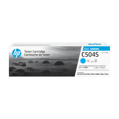Samsung CLT-C504S Cyan Original Toner Cartridge, 1800 pages, Cyan, 1 pc(s)