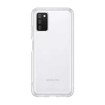 Samsung EF-QA038TTEGEU, Cover, Samsung, Galaxy A03s, 16.5 cm (6.5"), Transparent