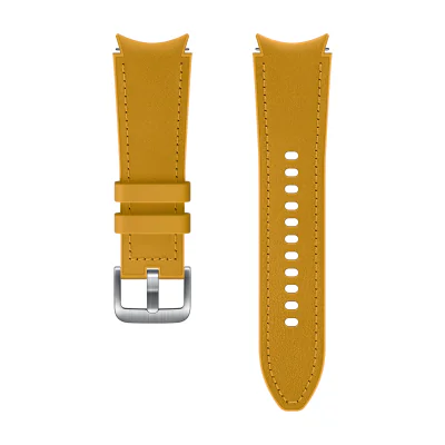 Samsung ET-SHR88S, Band, Smartwatch, Brown, Samsung, Galaxy Watch4, Galaxy Watch4 Classic, Galaxy Watch5, Galaxy Watch5 Pro, Galaxy Watch6, Galaxy..., Fluoroelastomer, Genuine leather
