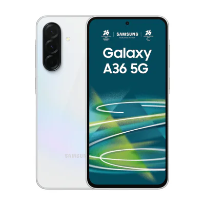 Samsung Galaxy A36 5G, 17 cm (6.7"), 6 GB, 128 GB, 50 MP, Android 15, White