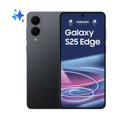 Samsung Galaxy S25 Edge, 17 cm (6.7"), 12 GB, 512 GB, 200 MP, Android 15, Black