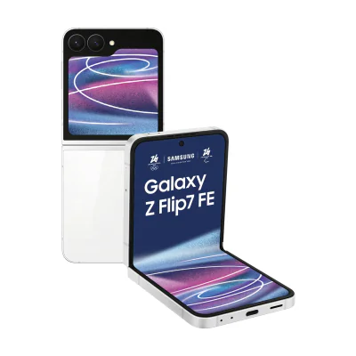 Samsung Galaxy Z Flip7 FE, 17 cm (6.7"), 2640 x 1080 pixels, 8 GB, 128 GB, 50 MP, White