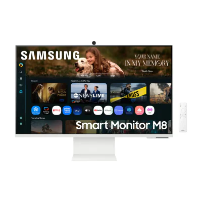 Samsung M80F, 81.3 cm (32"), 3840 x 2160 pixels, 4K Ultra HD, LCD, 4 ms, White
