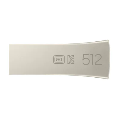 Samsung MUF-512BE, 512 GB, USB Type-A, 3.2 Gen 1 (3.1 Gen 1), 400 MB/s, Capless, Silver
