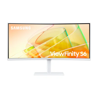 Samsung S65TC, 86.4 cm (34"), 3440 x 1440 pixels, UltraWide Quad HD, LED, 5 ms, White