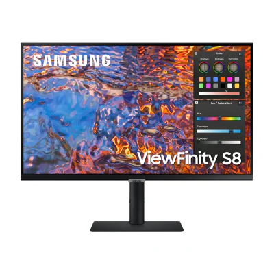 Samsung S80PB, 68.6 cm (27"), 3840 x 2160 pixels, 4K Ultra HD, LCD, 5 ms, Black
