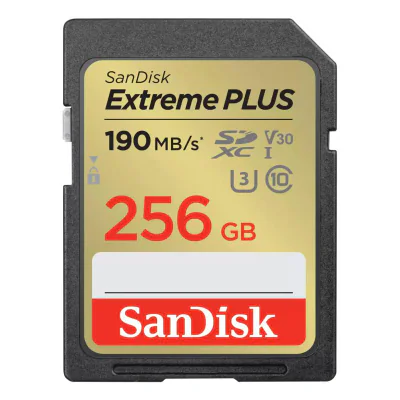 SanDisk Extreme PLUS SDXC 256GB (SDSDXWV-256G-GNCIN) (SDSDXWV256GGNCIN)