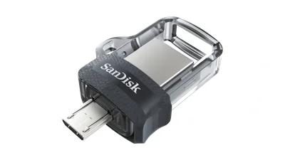 SANDISK ULTRA DUAL DRIVE M3.0/64GB GREY/SILVER 130 MB/S