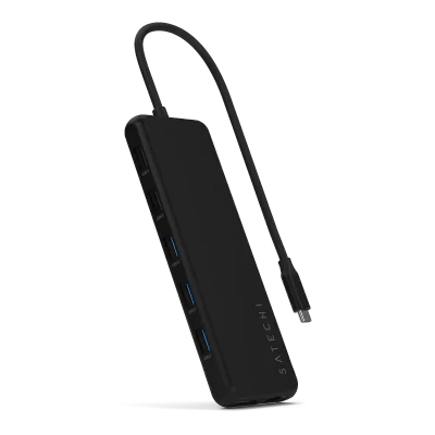 Satechi 13-in-1 USB-C Triple Display Multiport Adapter - Black