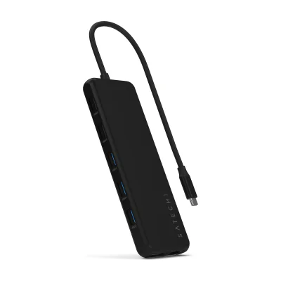 Satechi 13-in-1 USB-C Triple Display Multiport Adapter - Black
