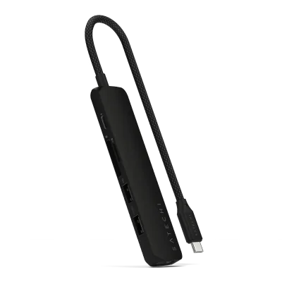 Satechi 6-in-1 USB-C Slim Multiport Adapter - Black